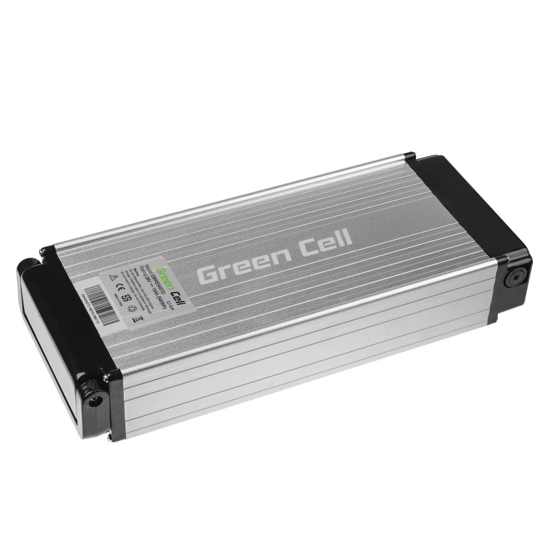 Green Cell® Elektrofahrrad Akku 36V 15Ah 540Wh Rear Rack mit Ladegerät
